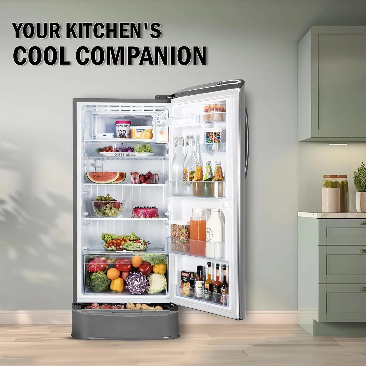 Single Door Non Inverter Refrigerator